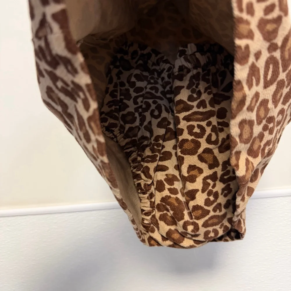 Girls Gymboree Leopard Print Casual Dress 18-24 Months Brown New NWT bloomers